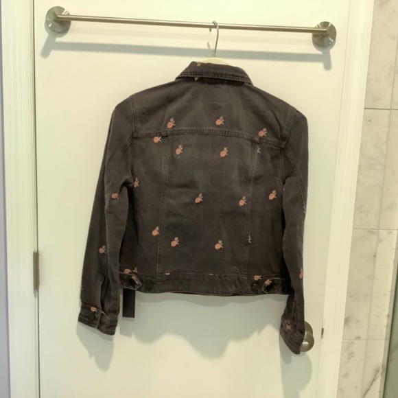 NWT BLANK NYC Late Bloomer black denim jean jacket XS - Picture 4 of 9